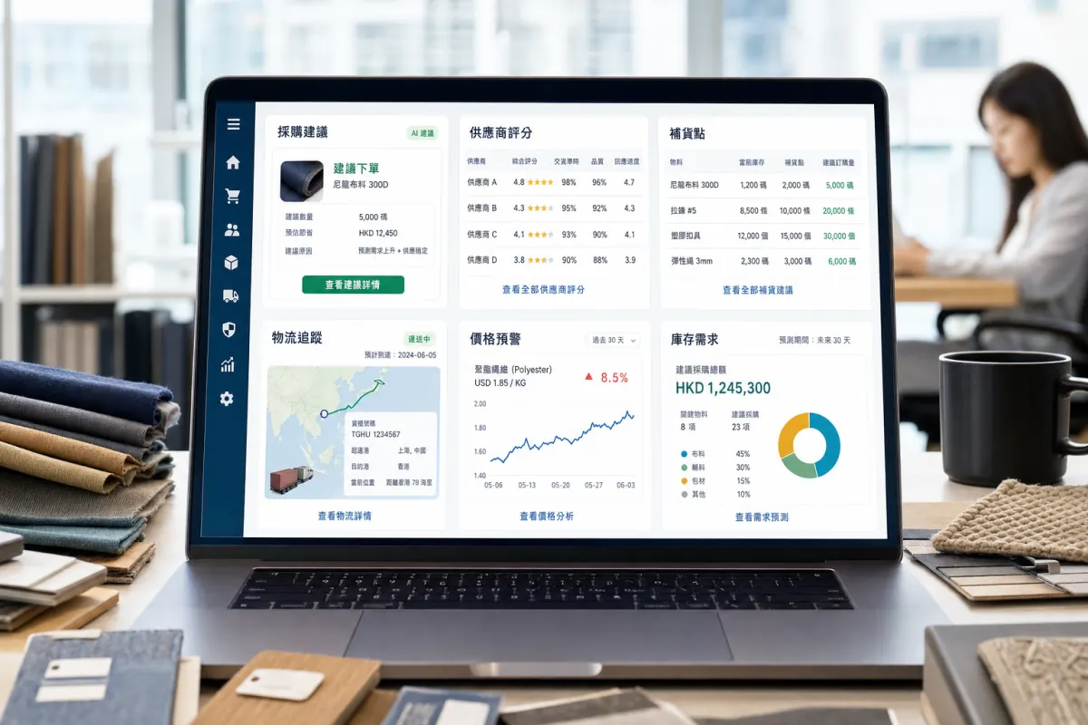 智能採購管理 ProcureAgent ProcureAgent UI